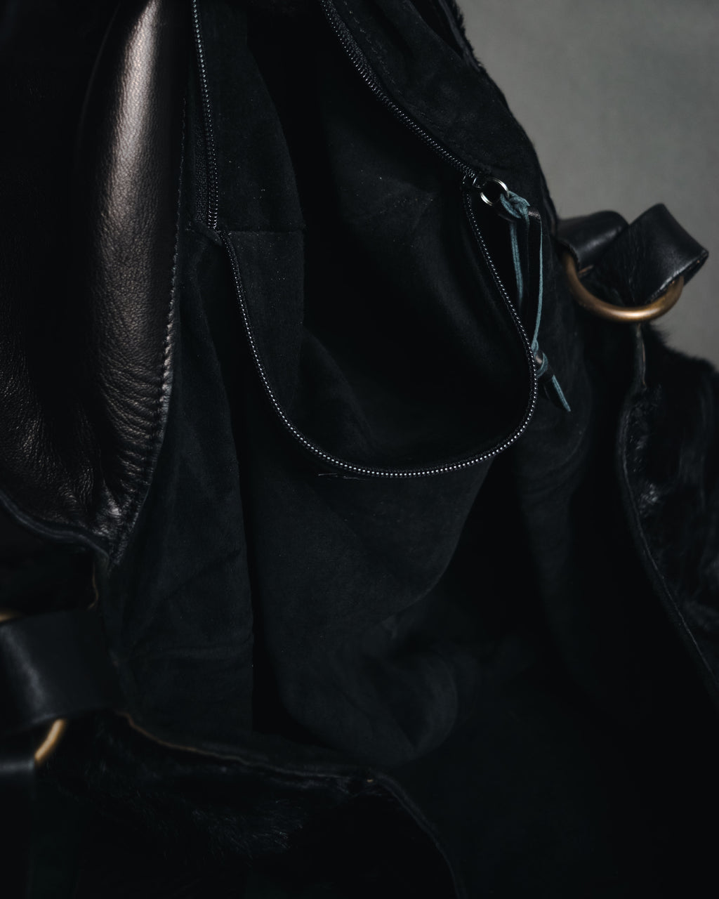 "Ermanno Scervino" 08’s-15’s Fur turquoise charm bag