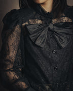 -SPECIAL- “GUCCI“ 2017-18 Fall winter lace bow blouse