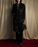 -SPECIAL- "Salvatore Ferragamo"
90's-00's A neat silhouette 100% lapin fur coat