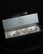 “Christian Dior” 80’s-90’s Lucky horseshoe pavé pendant necklace