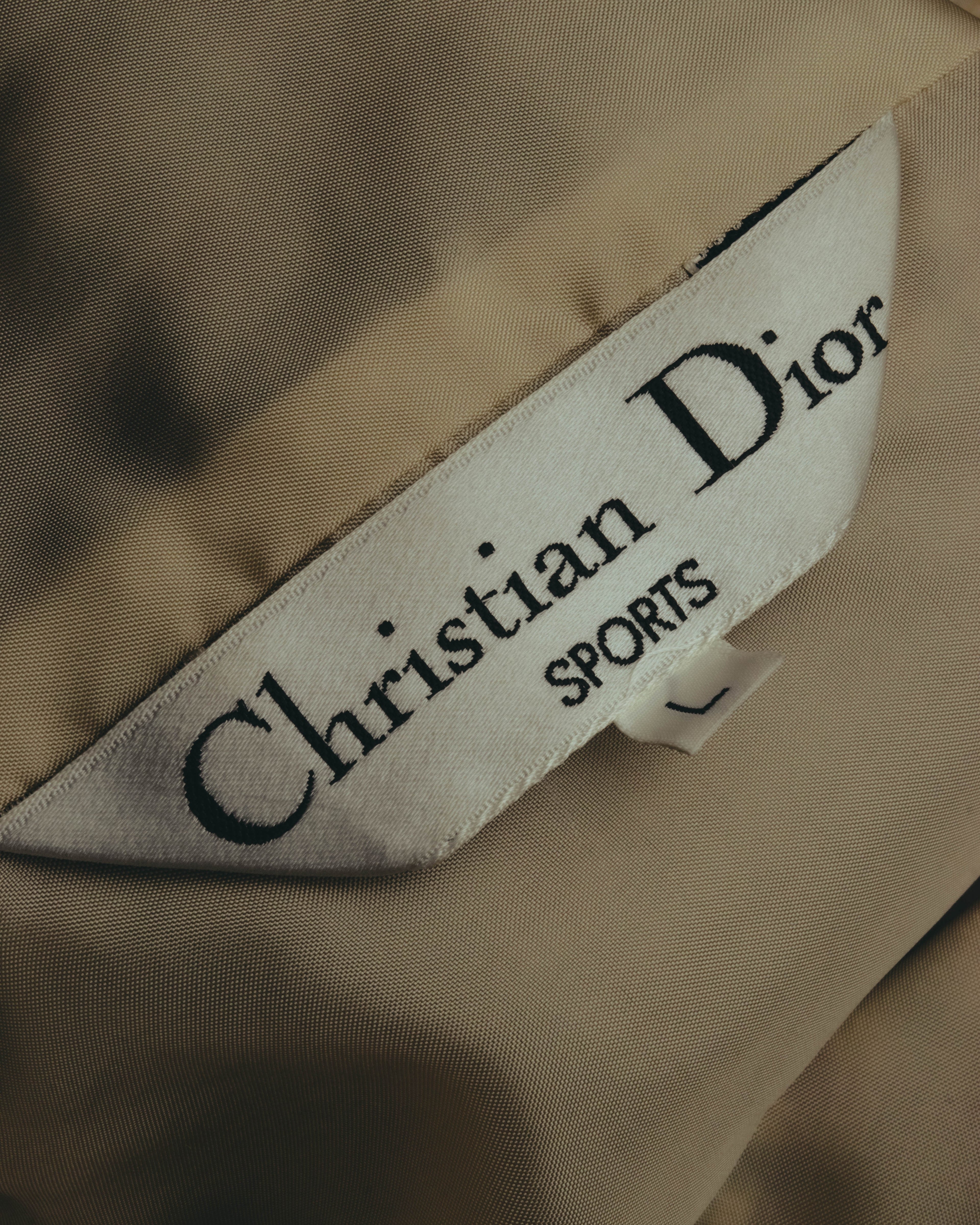 "Christian Dior" 80's-90's Wool check bomber jacket