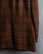 "Burberrys" Warm-colored checked twill tailored jacket