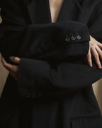 "VALENTINO GARAVANI UOMO" 80’s-90’s Cashmere blend tailored coat
