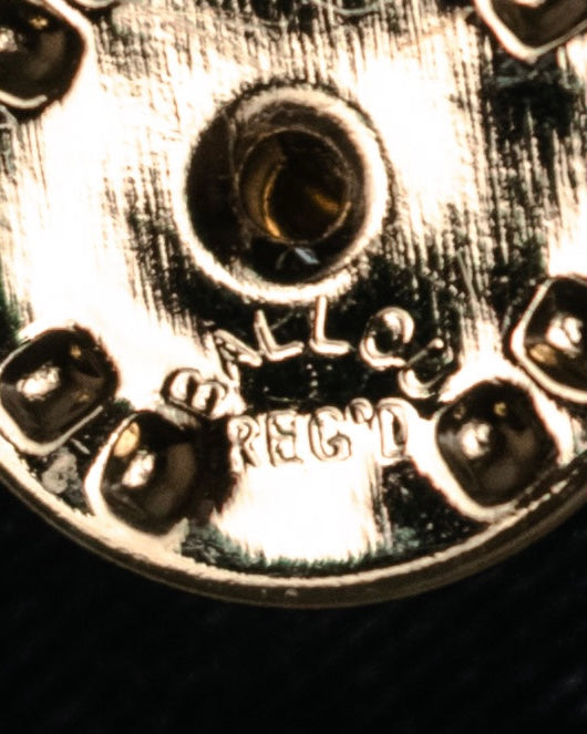 “Christian Dior” 80’s–Early 90’s Sun and moon motif rhinestone brooch