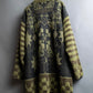 "FENDI" Artistic all over print oversized turtleneck knit