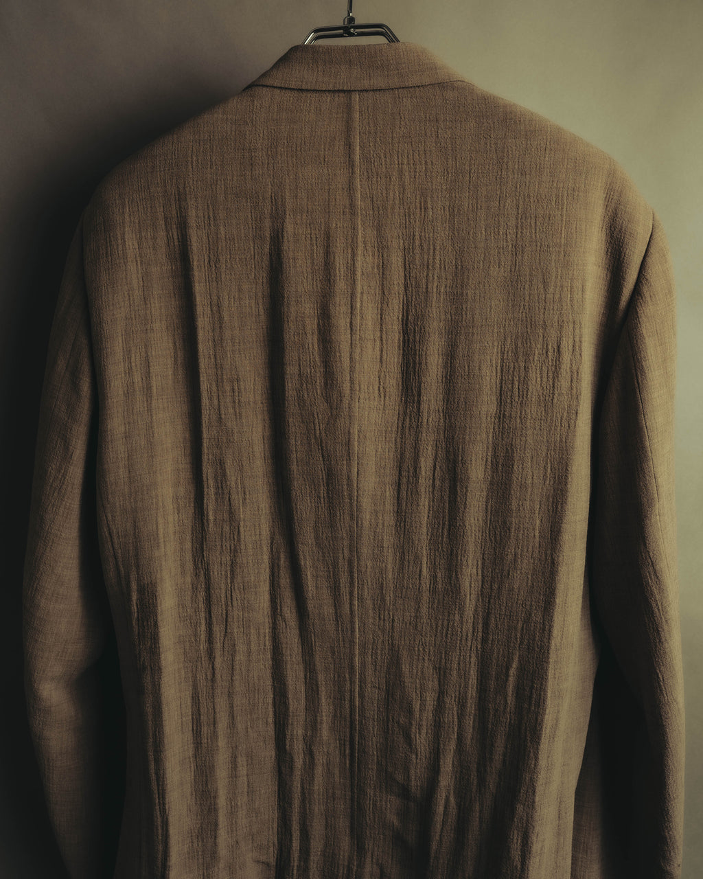 “Christian Dior” 90’s-00’s Fine-check wool three-button tailored jacket