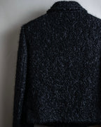 "GUCCI" Compact pattern bouclé wool jacket