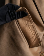 "Max Mara" Waist shape silhouette beige tailored jacket