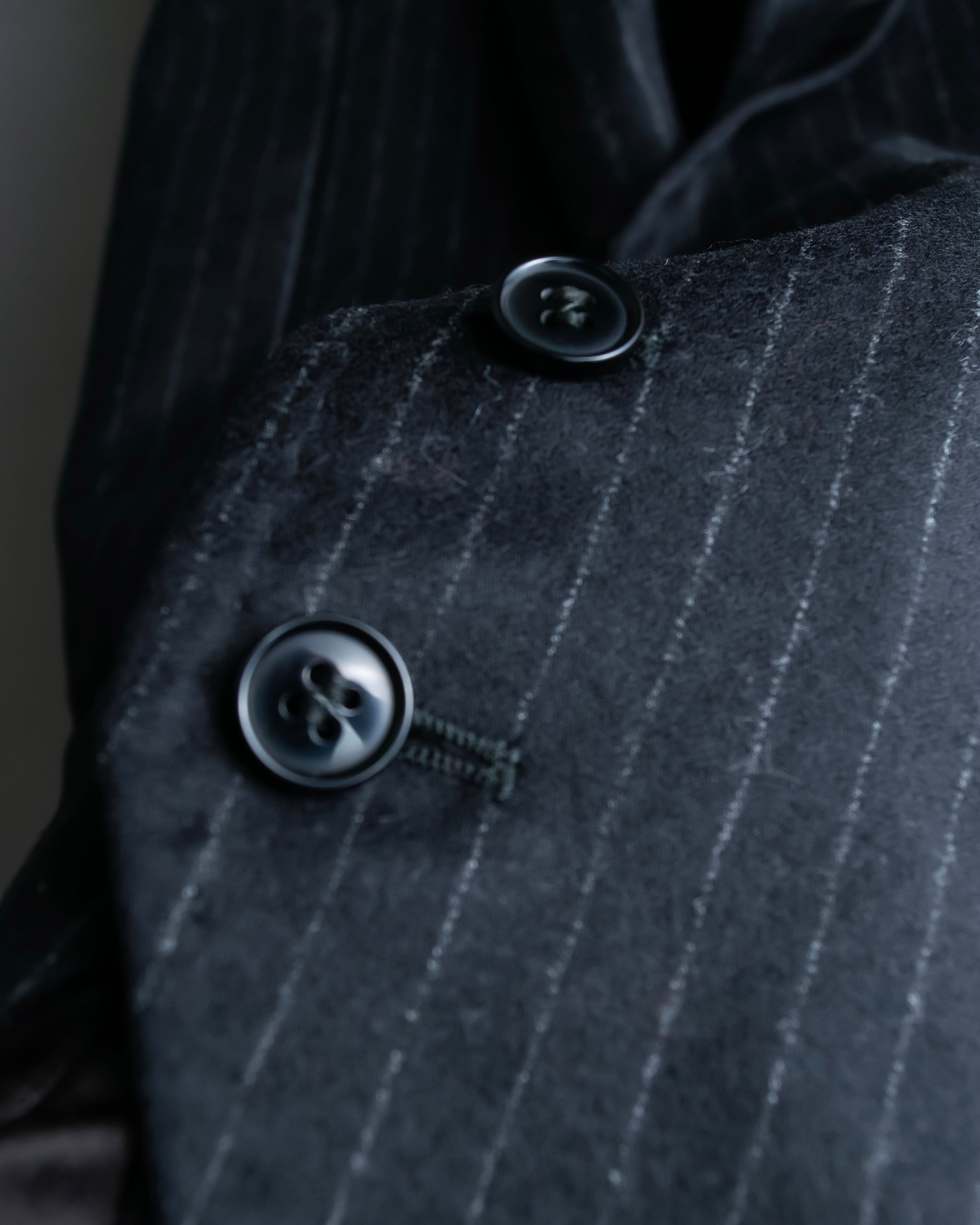 "DOLCE & GABBANA" Pattern switching peak lapel gilet