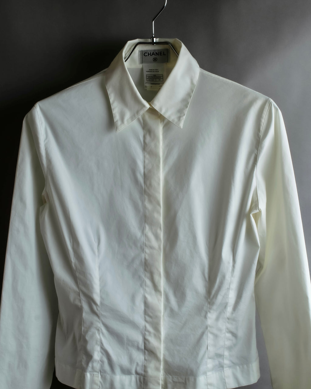 "CHANEL" 2005SS logo studs design shirt jacket