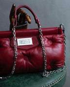 "MAISON MARGIELA" Red color Glam Slam chain shoulder bag