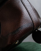 "BALENCIAGA" Circle lock design leather doctor bag