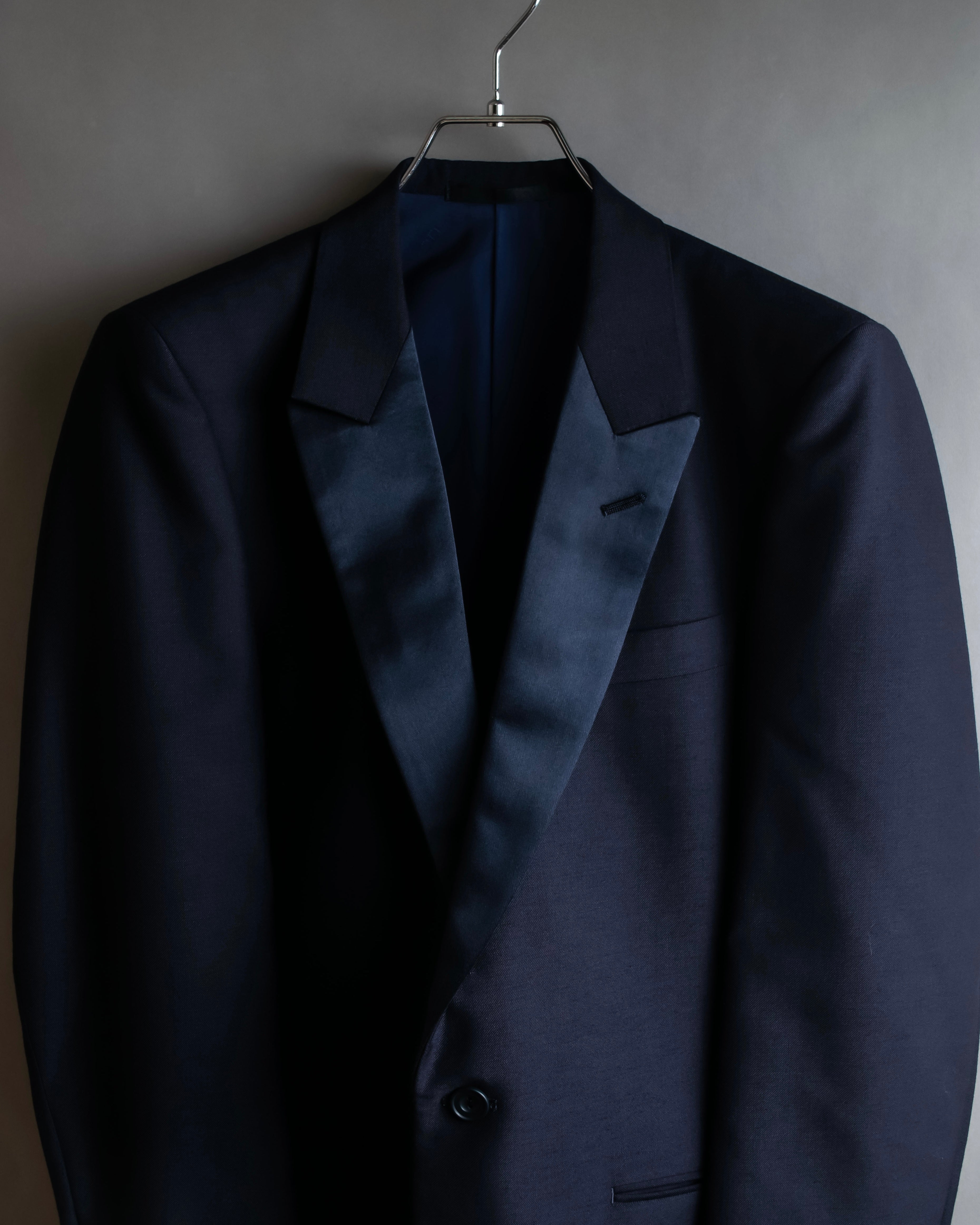 "CHRISTIAN DIOR MONSIEUR" Satin switching design tuxedo dress set up