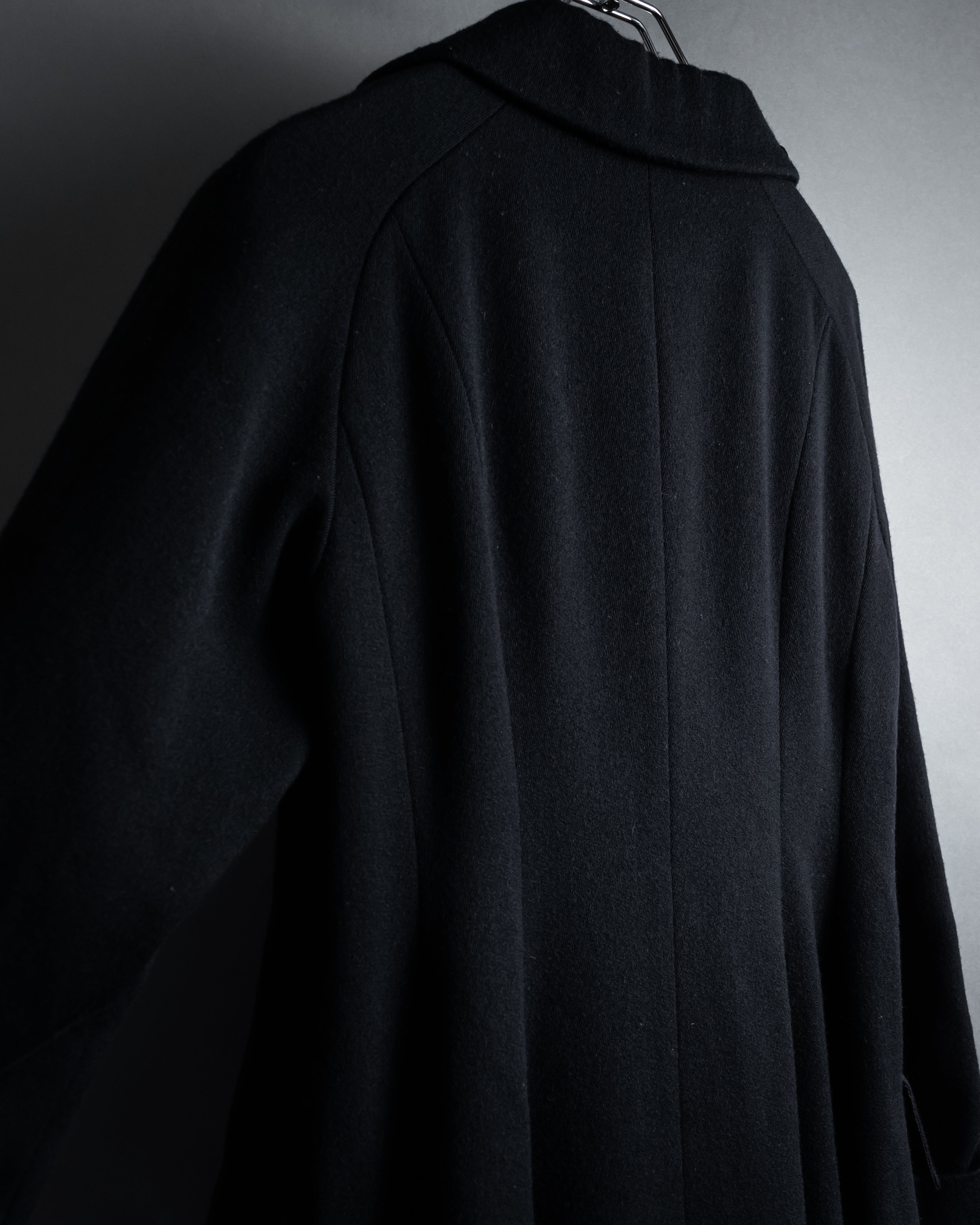 “KEITA MARUYAMA” Floral appliqué one-button chelsea coat