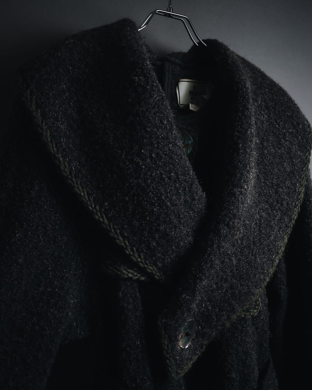 –SPECIAL– "FENDI"
Late 80s-early 90s oversized pile wool wrap coat