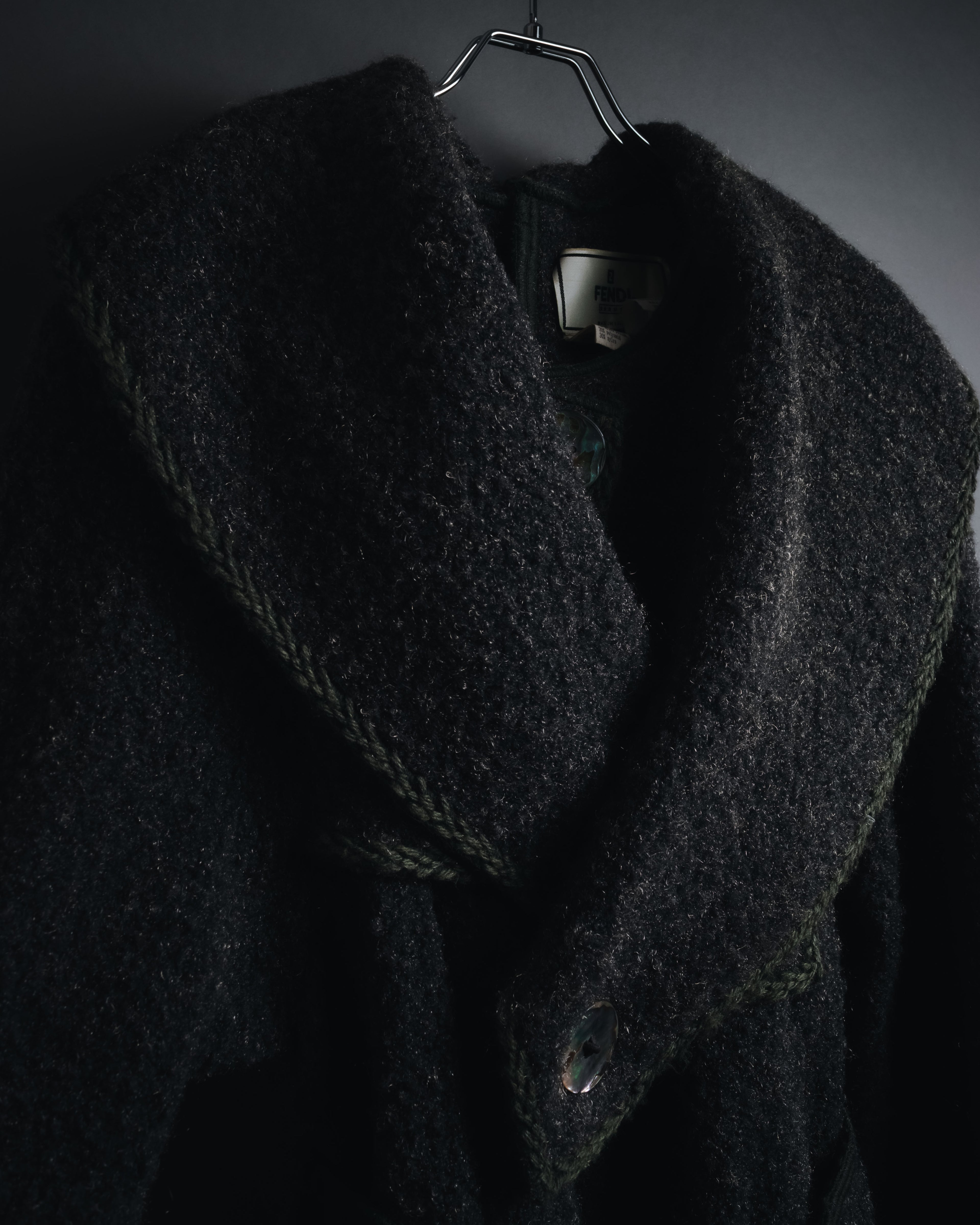 –SPECIAL– "FENDI"
Late 80s-early 90s oversized pile wool wrap coat