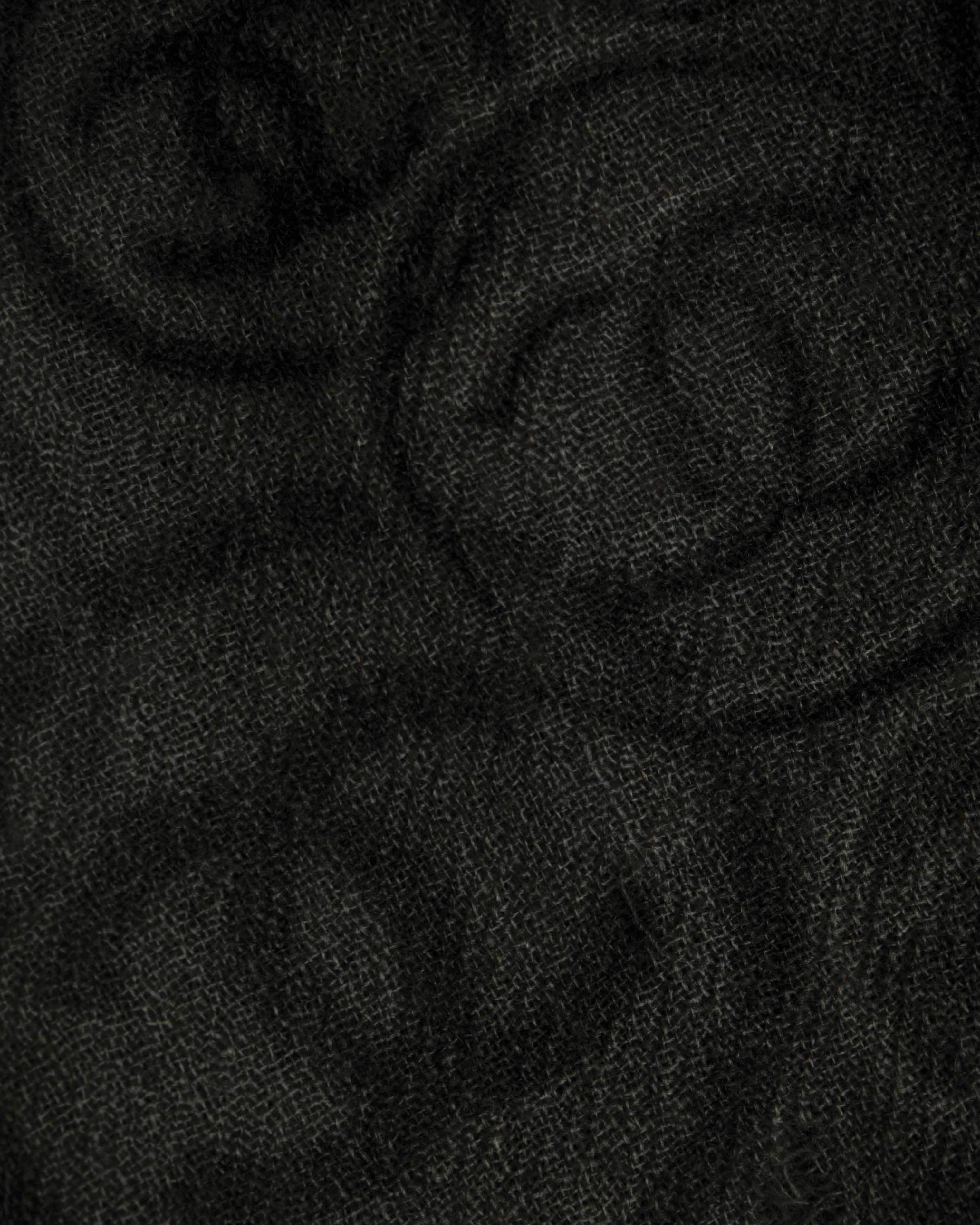 "CHANEL" Logo engraved design cashmere super large stole