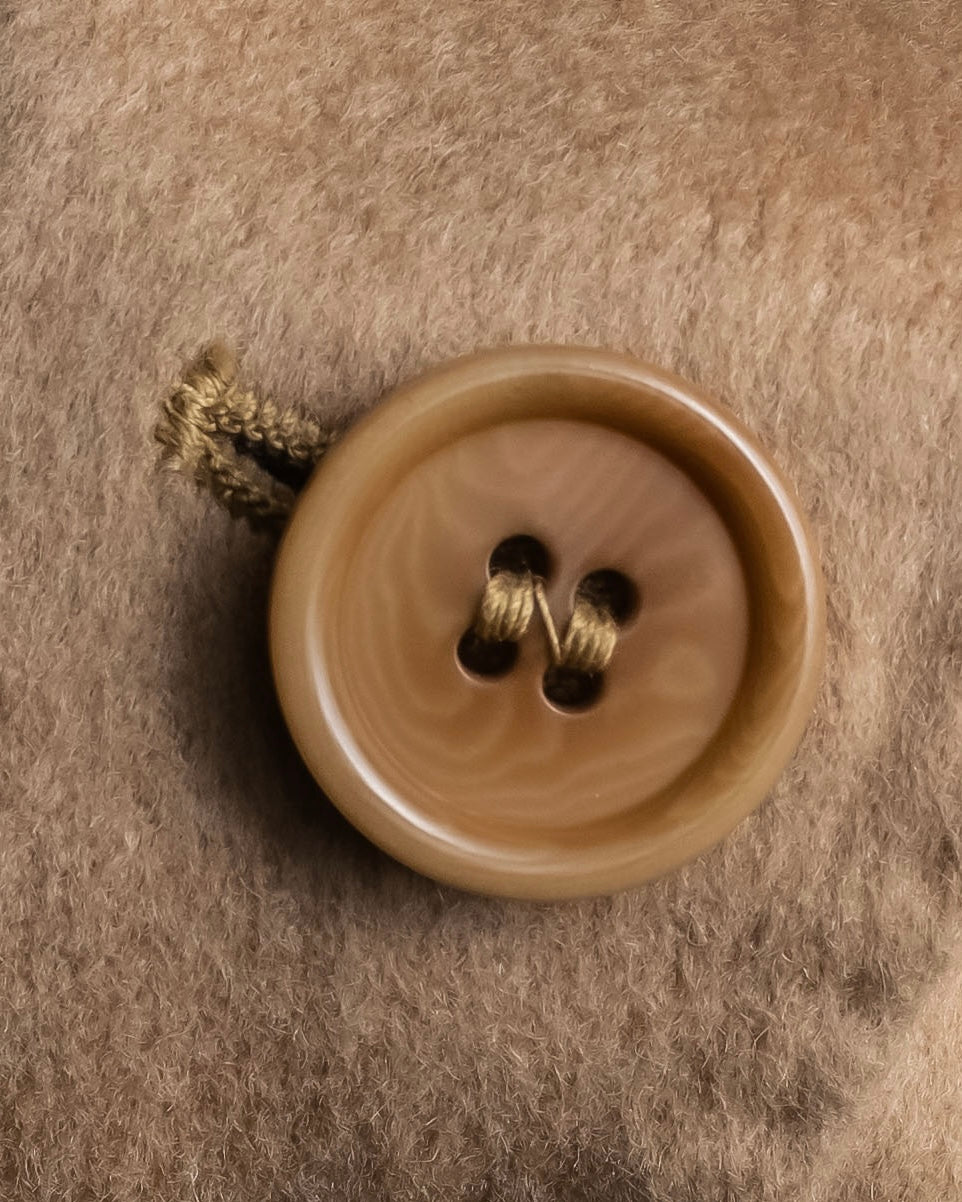 "Max Mara" Waist shape silhouette beige tailored jacket