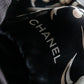 "CHANEL" Flower & cocomark blurred pattern square scarf