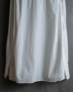 "Christian Dior" Pintuck design wide spread collar dress shirt