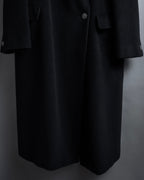 "Max Mara" 90's Asymmetrical front long chester coat