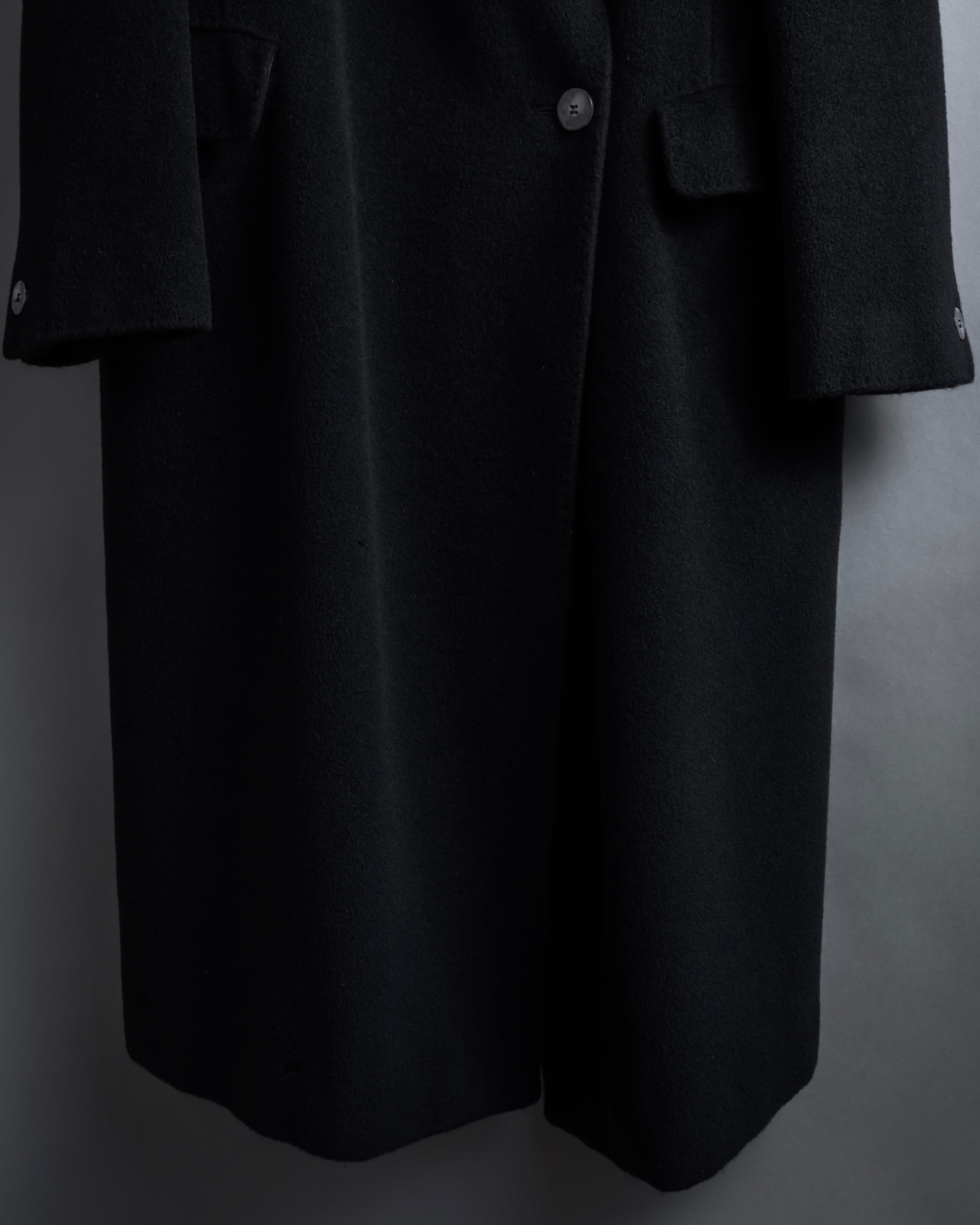 "Max Mara" 90's Asymmetrical front long chester coat