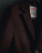 "BOB" Brushed wool single-breasted coat