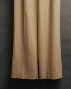 –SPECIAL– “HERMÈS” 90’s silk-lined wool wide trousers