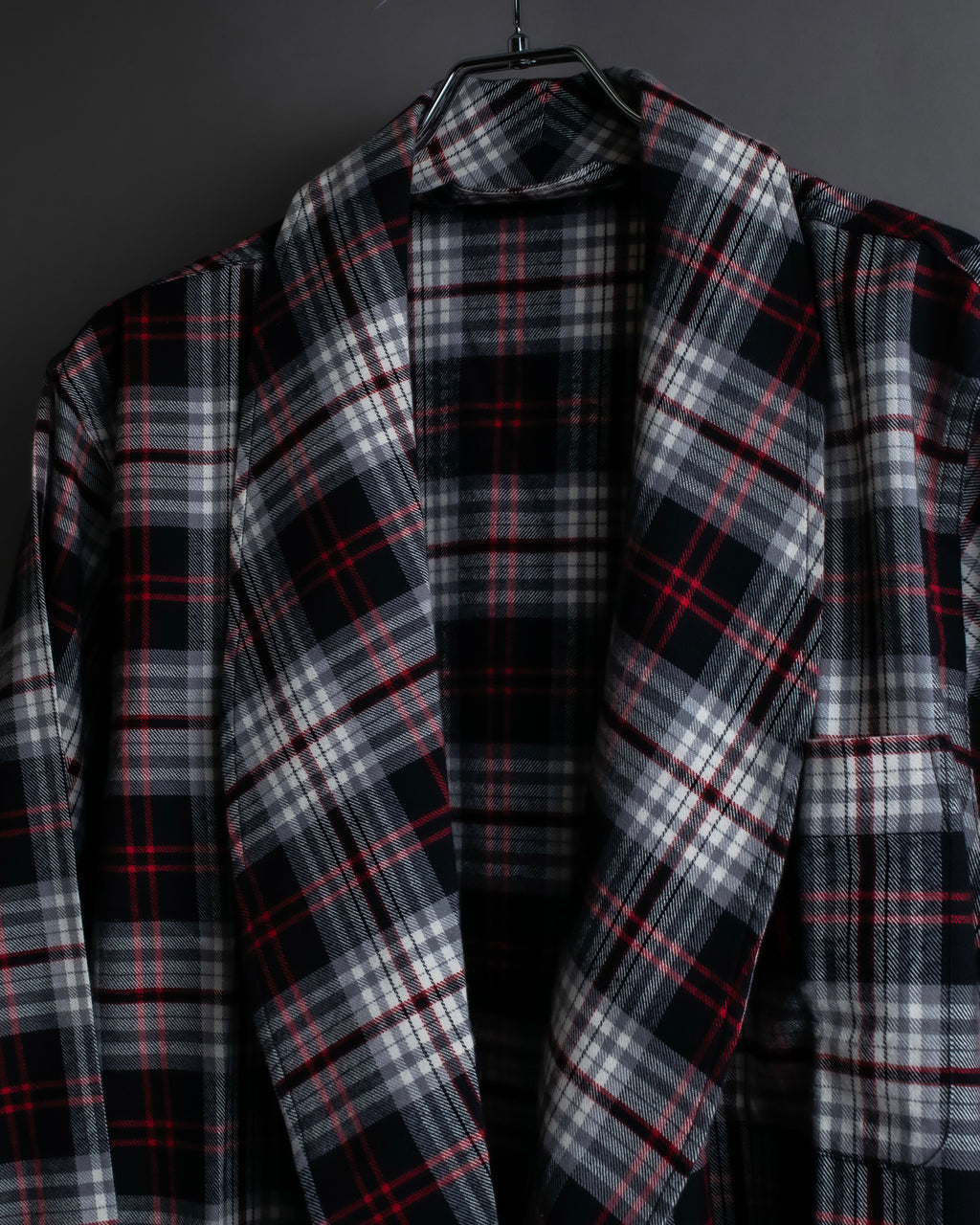 "POLO Ralph Lauren" Check pattern oversized belted gown coat