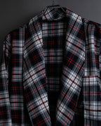 "POLO Ralph Lauren" Check pattern oversized belted gown coat