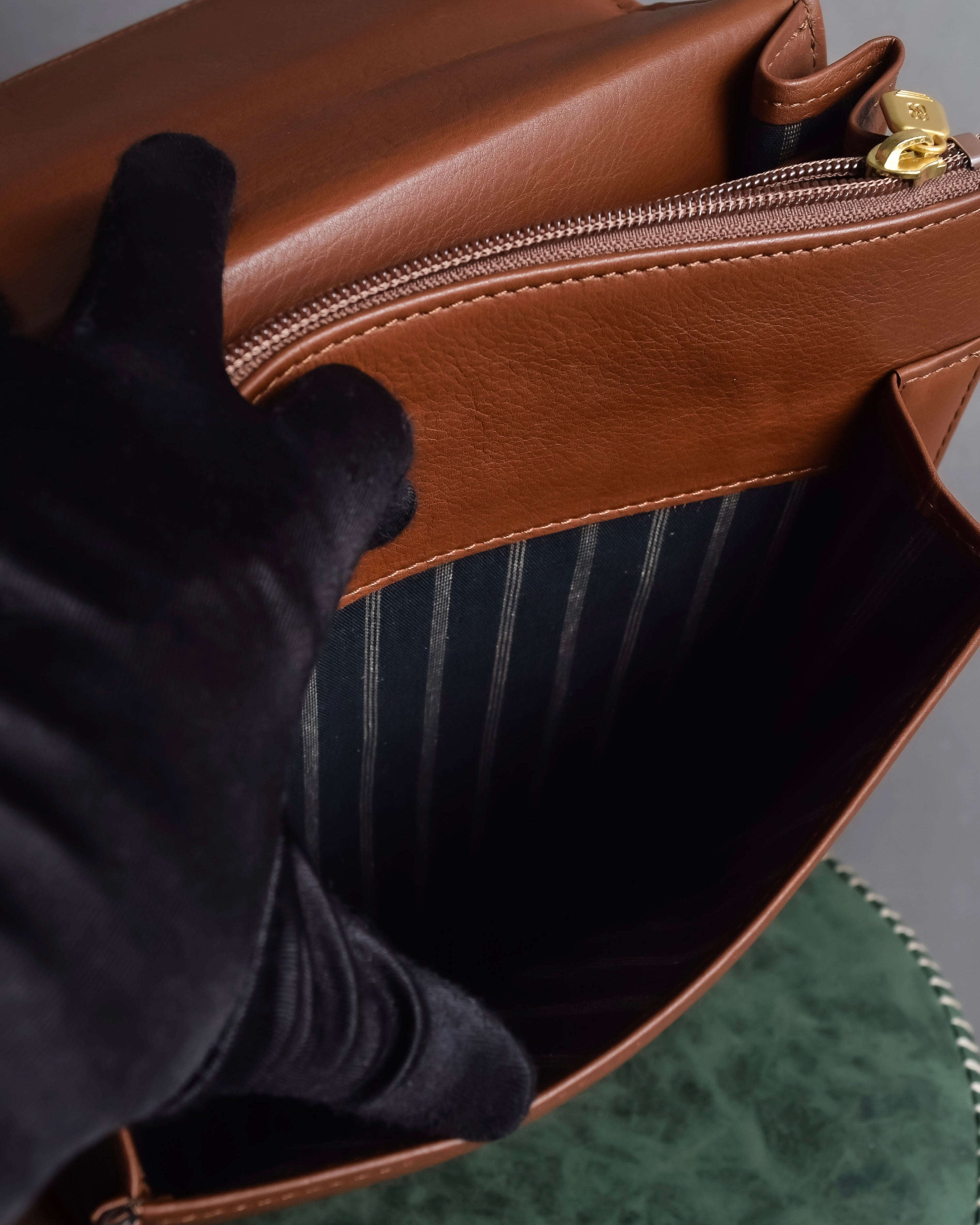 "BALENCIAGA" Water repellent flap square leather bag