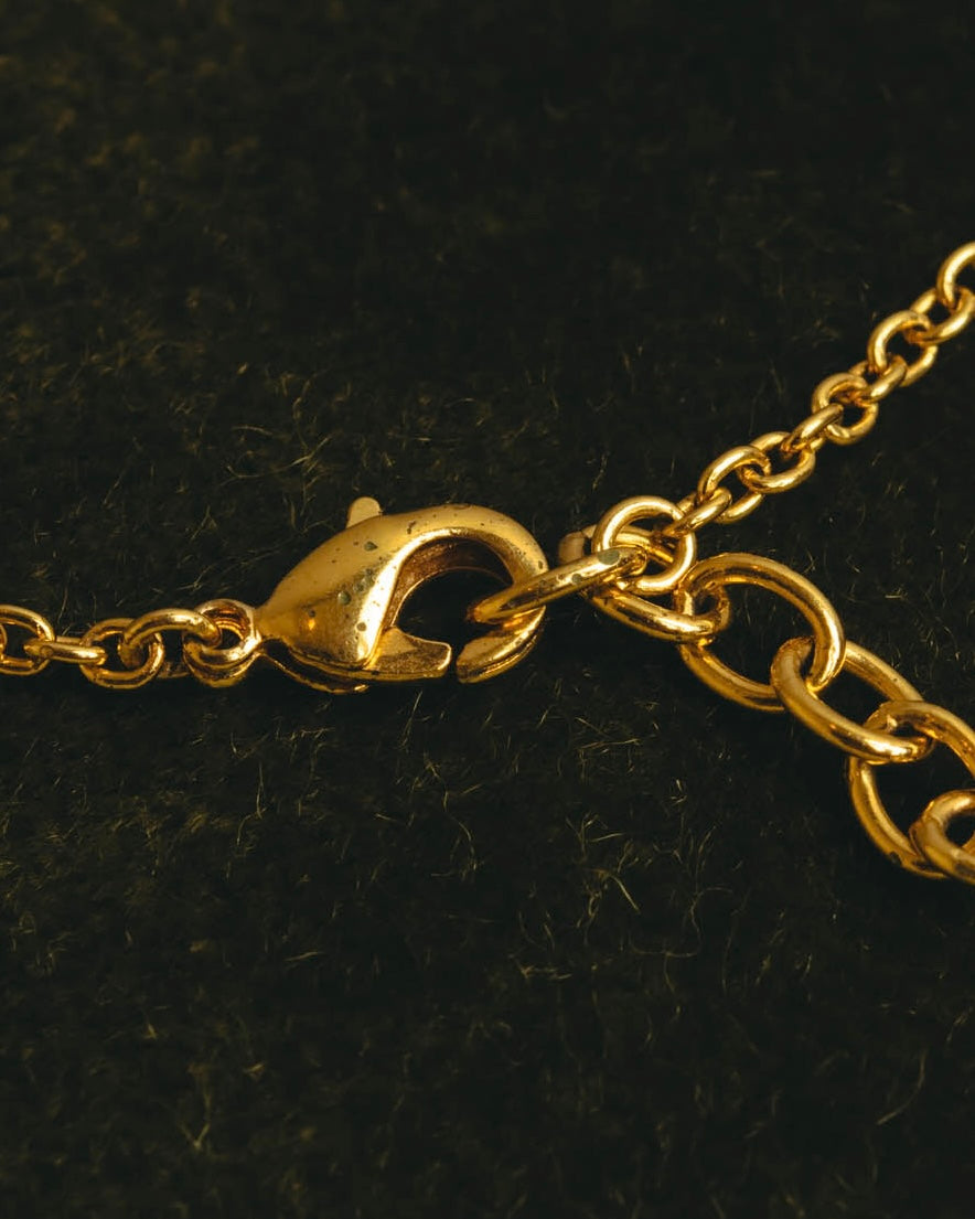 "Louis Vuitton" 2010's Gold-tone chain necklace
