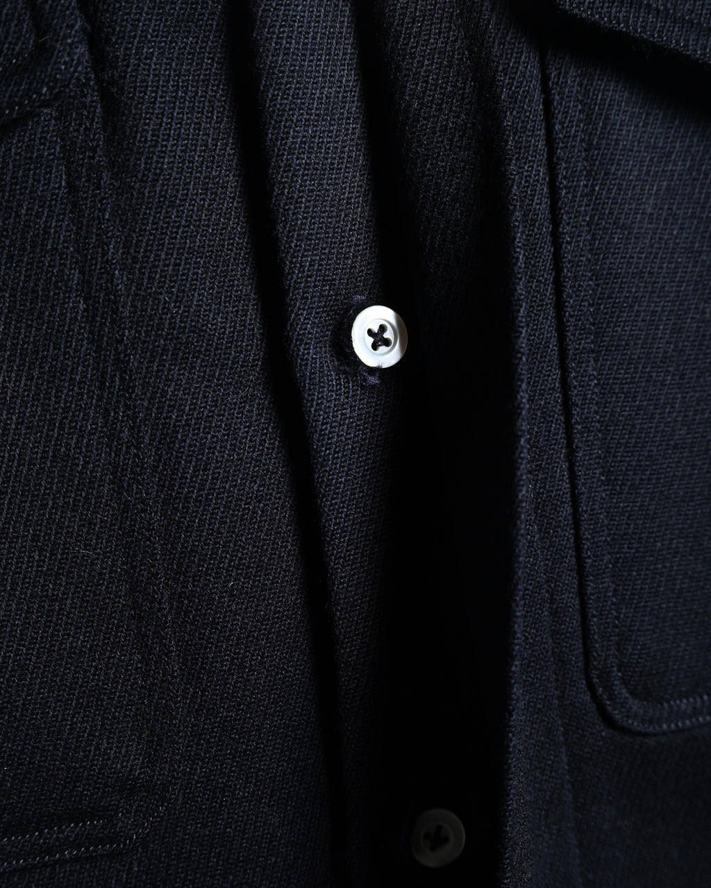 Ami alexandre mattiussi/ Work Detailed 4 Pockets Fly Front Jacket  Navy