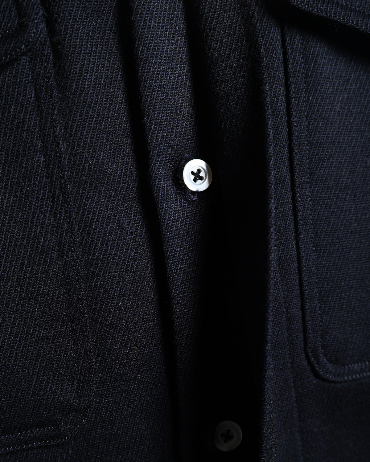 Ami alexandre mattiussi/ Work Detailed 4 Pockets Fly Front Jacket  Navy