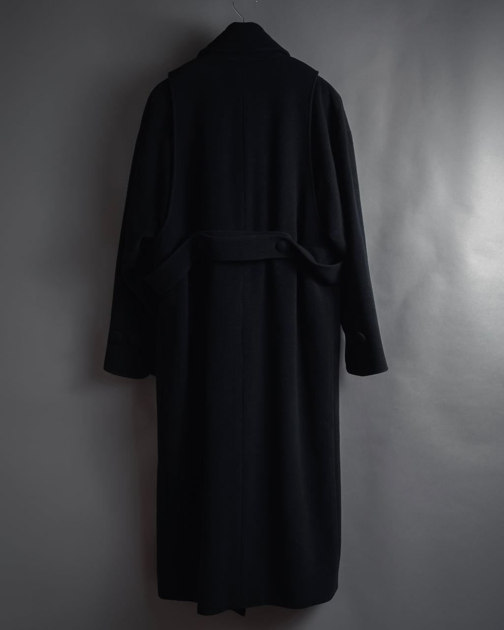 "Karl Lagerfeld" 80's-90's Round collar curvaceous coat