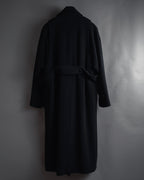 "Karl Lagerfeld" 80's-90's Round collar curvaceous coat