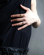 “Tiffany&Co” Open wave silver ring