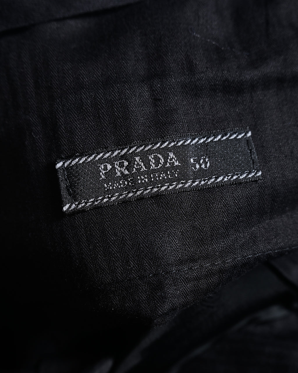 PRADA/ Oversized Single Breasted 3B Jacket Set-up Black