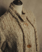 “Vintage” 80’s Shaggy textured long knit coat