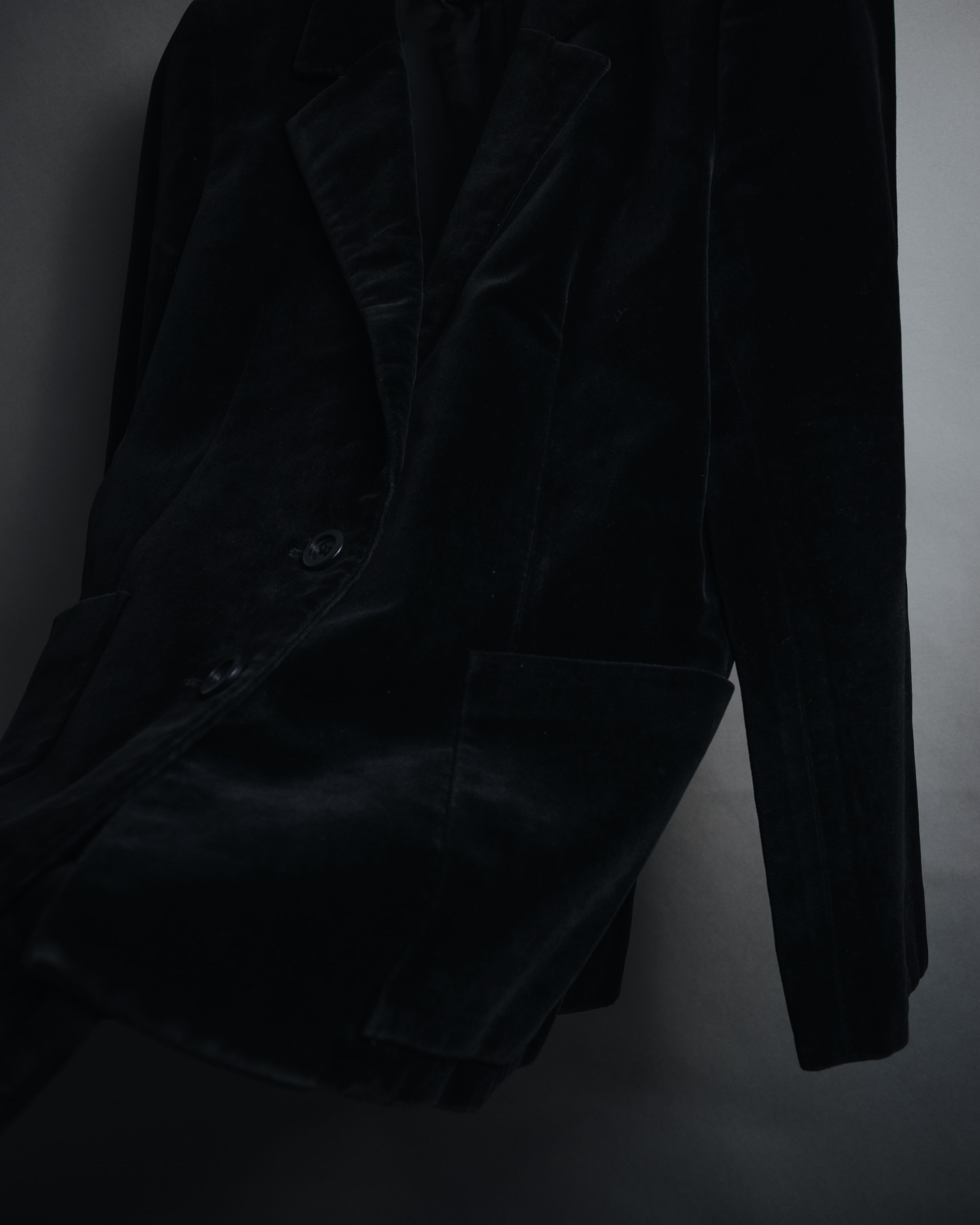 "Christian Dior" 80’s-90’s Silk velvet power tailored jacket