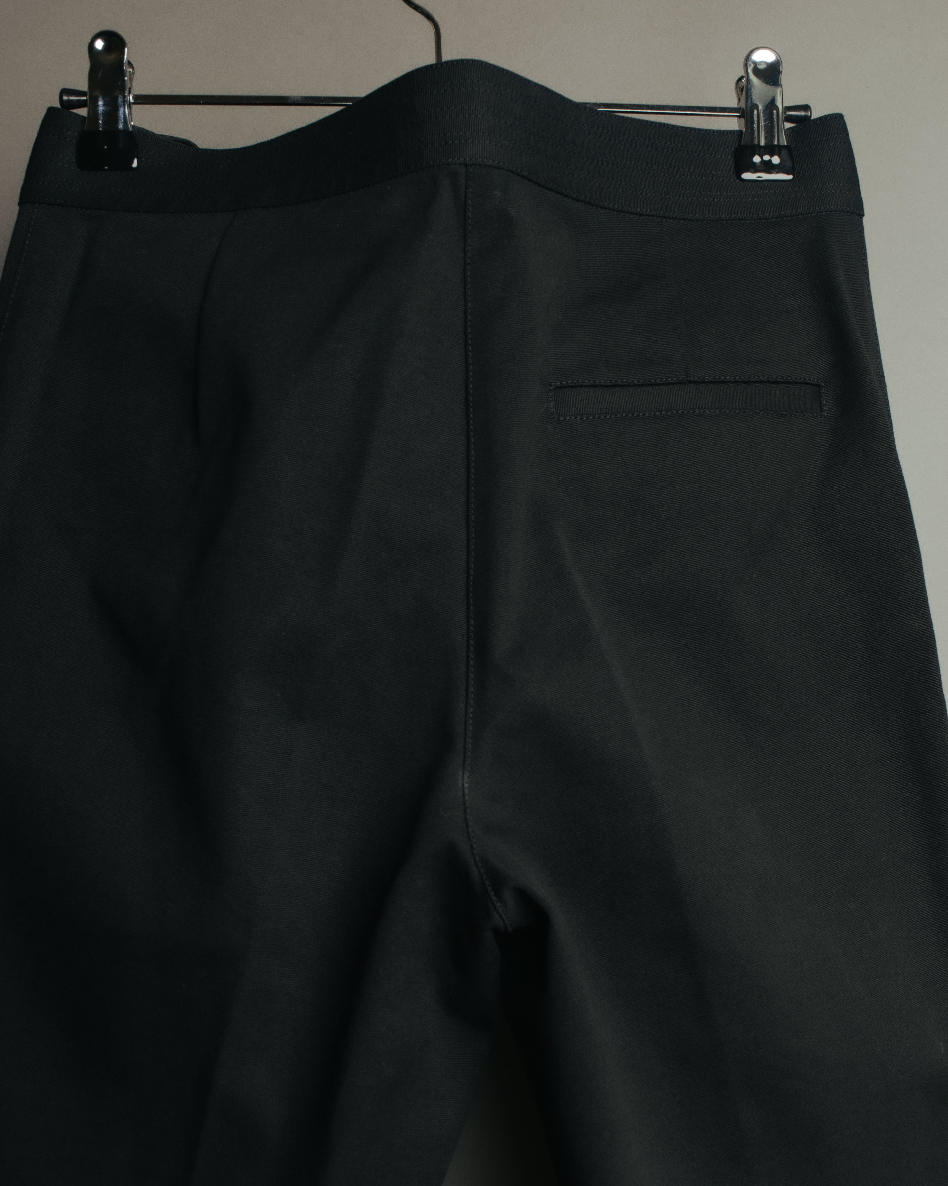 “CHANEL” 2004 Spring grosgrain straight trousers