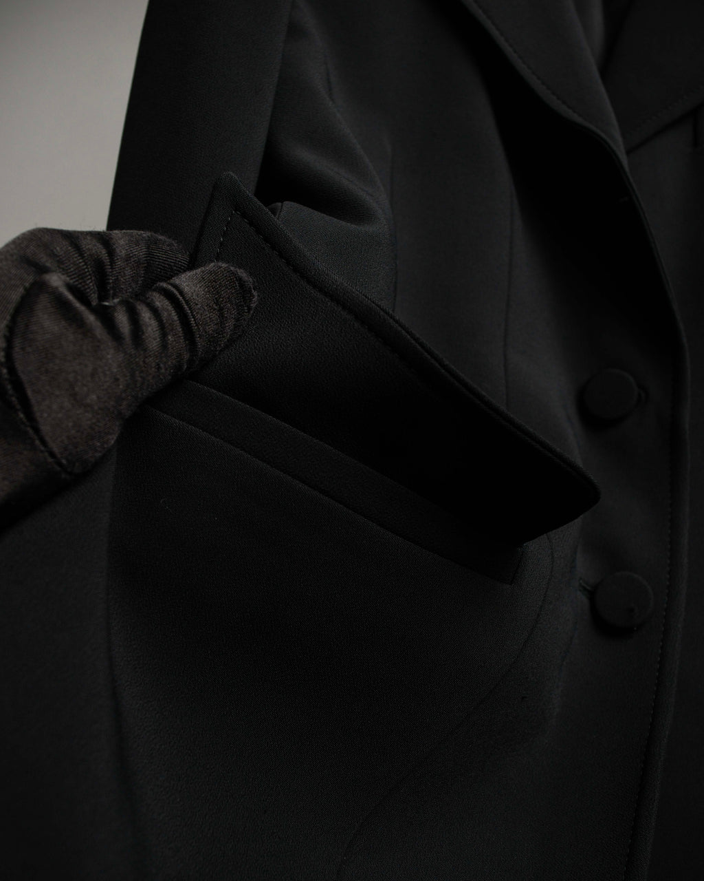 "GUCCI" Michele period stand collar modified design tailored jacket