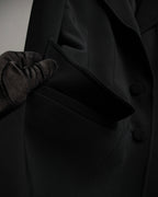 "GUCCI" Michele period stand collar modified design tailored jacket