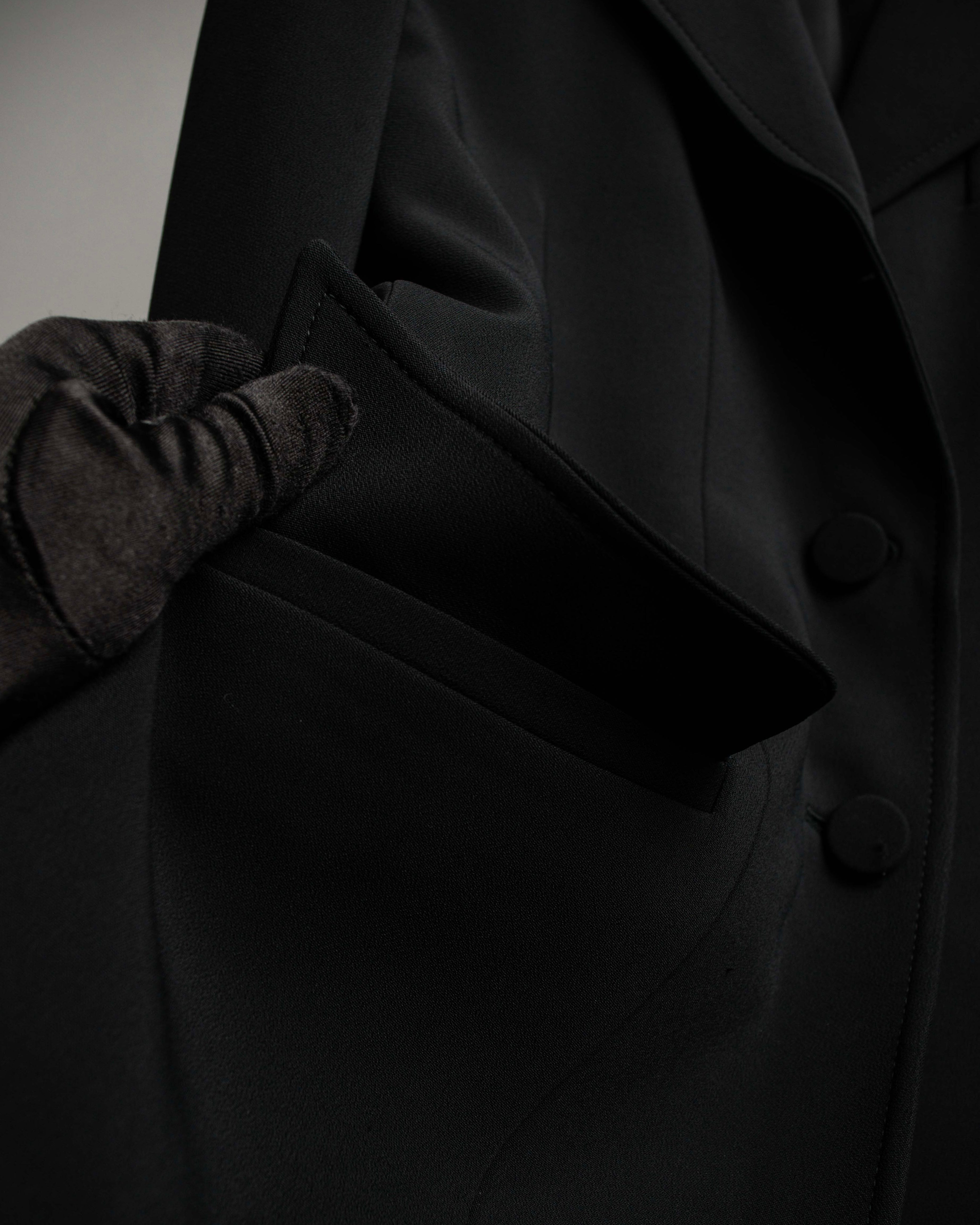 "GUCCI" Michele period stand collar modified design tailored jacket