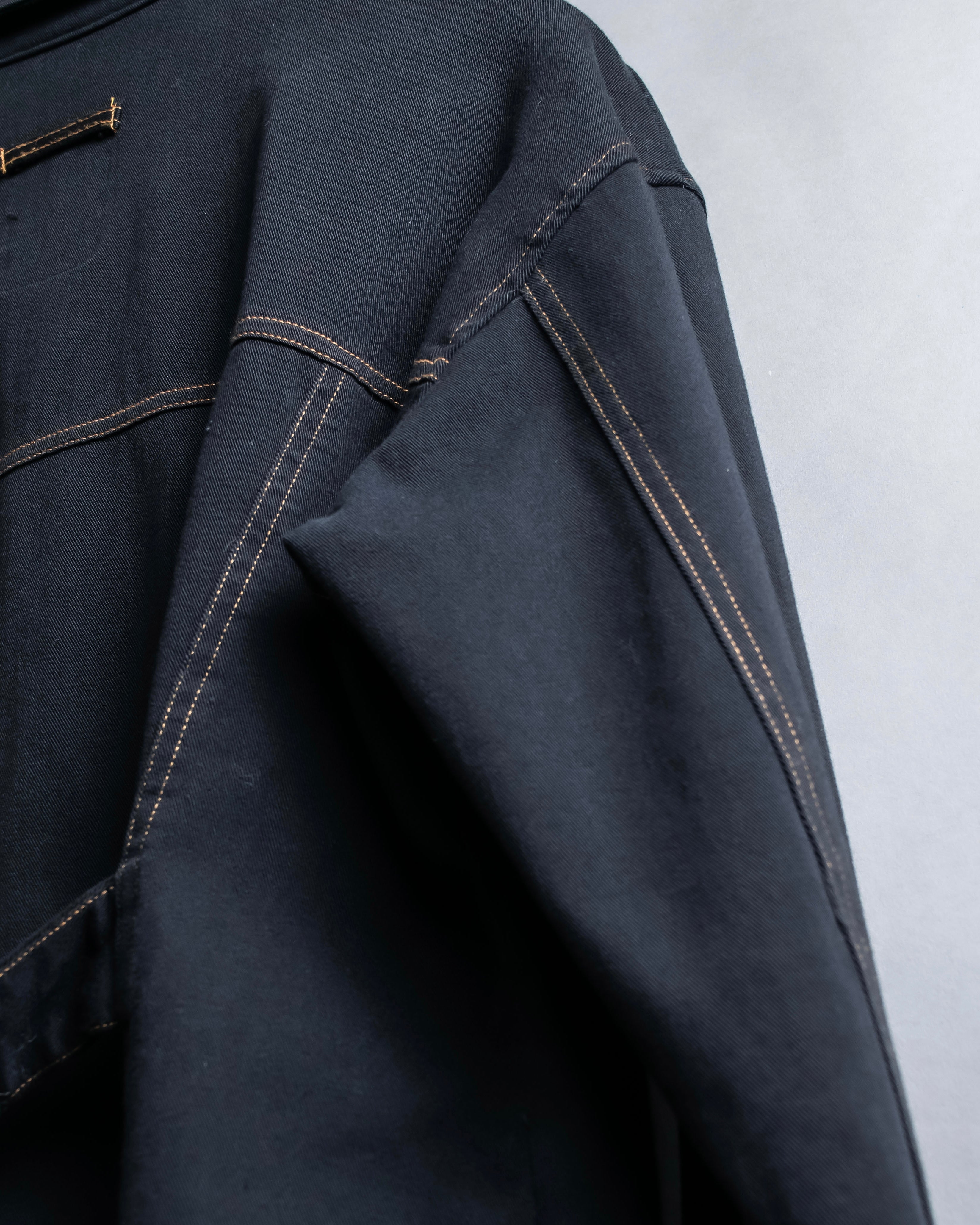 "JEAN PAUL GAULTIER JEANS"
Military detail stitching denim coat