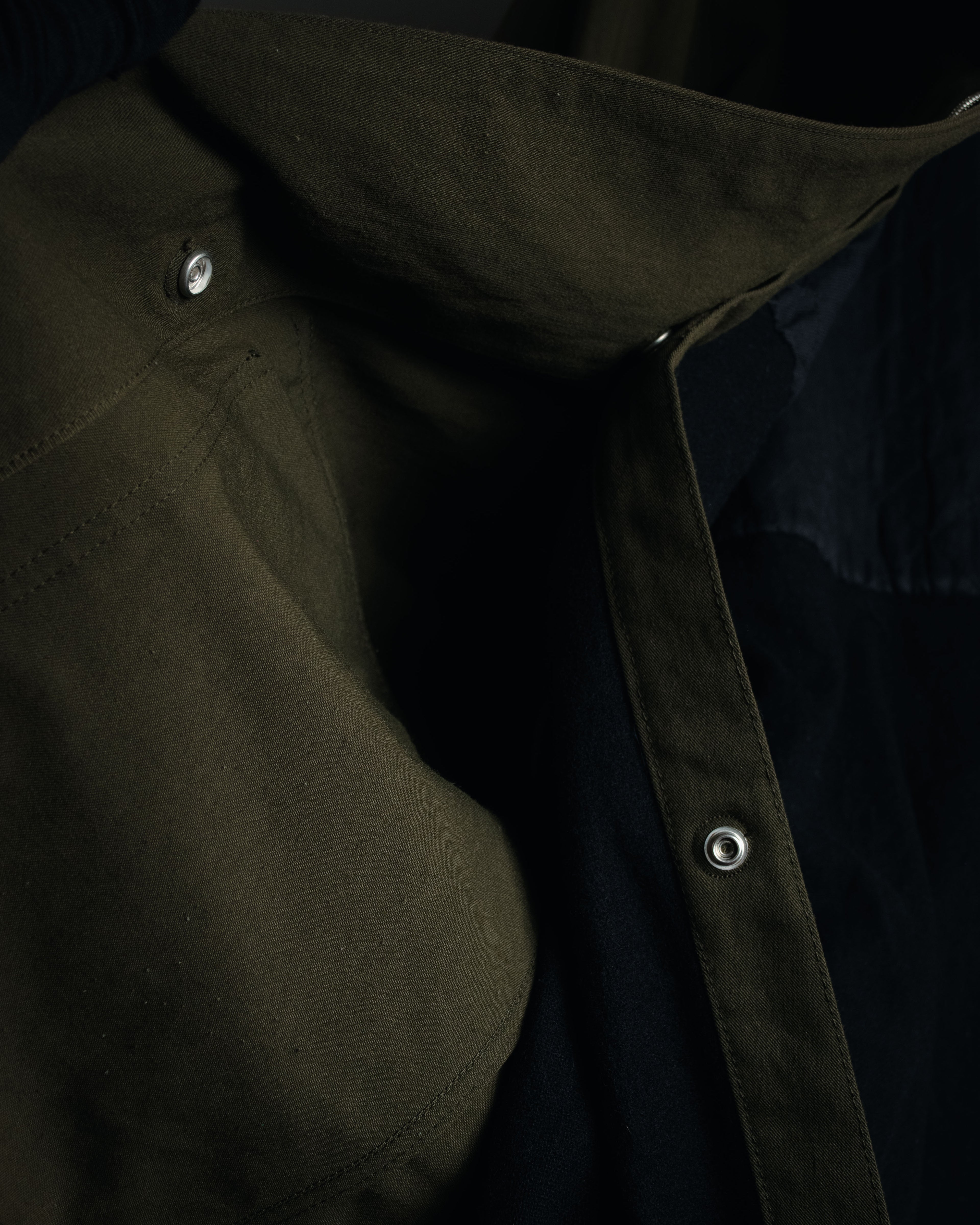 "Dior" 22AW Kim Jones design military detail hooded coat