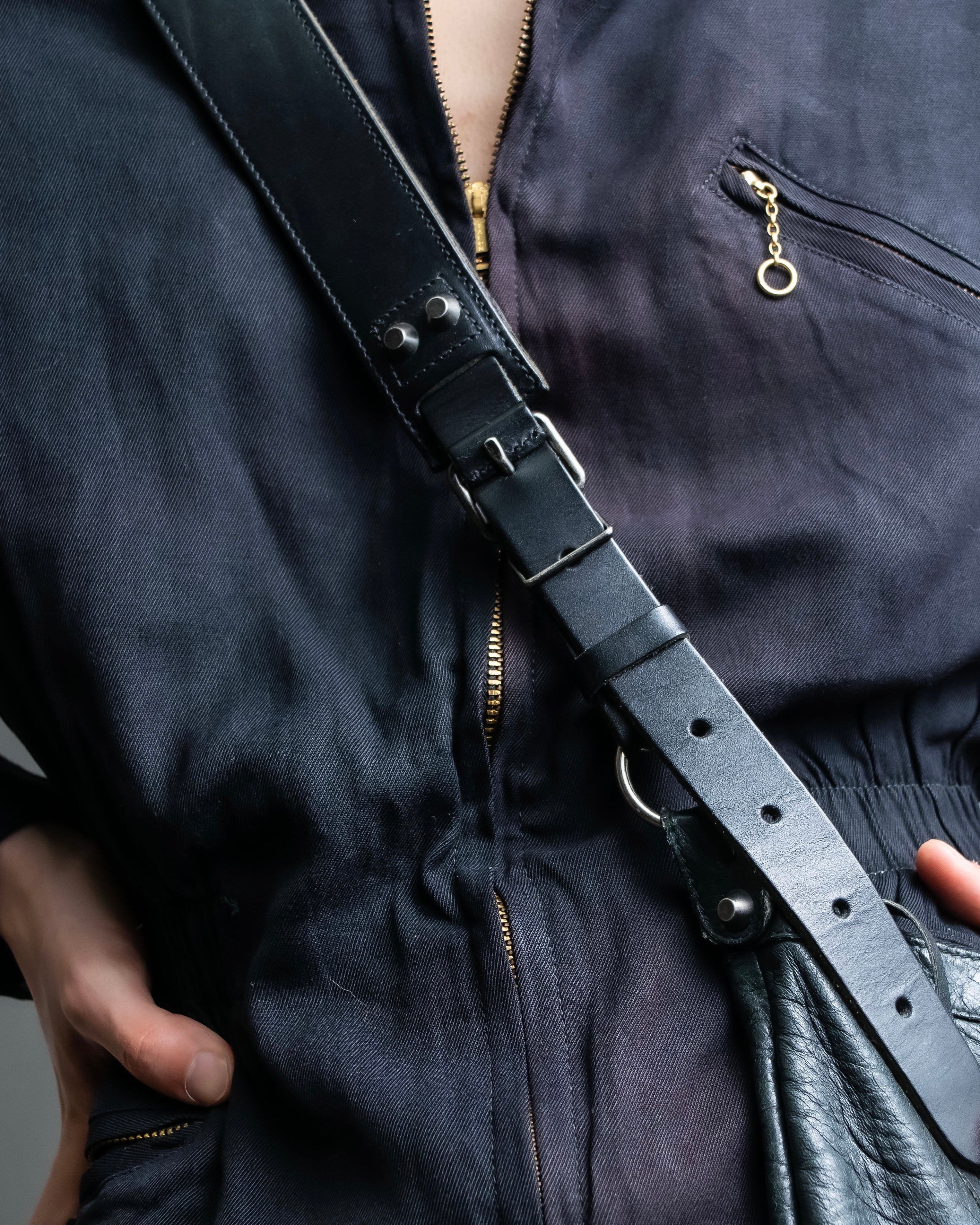 “BALENCIAGA” The Day leather shoulder bag