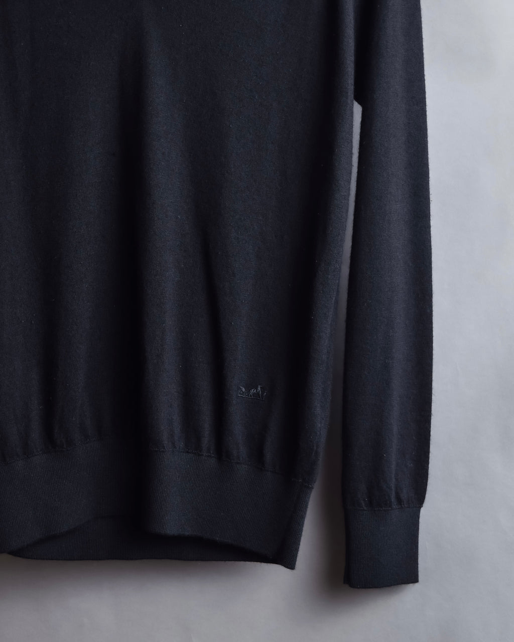 "HERMES" Cashmere silk blend V-neck knit