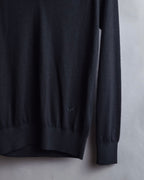 "HERMES" Cashmere silk blend V-neck knit