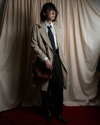 "GIORGIO ARMANI" Paisley pattern silk monotone necktie